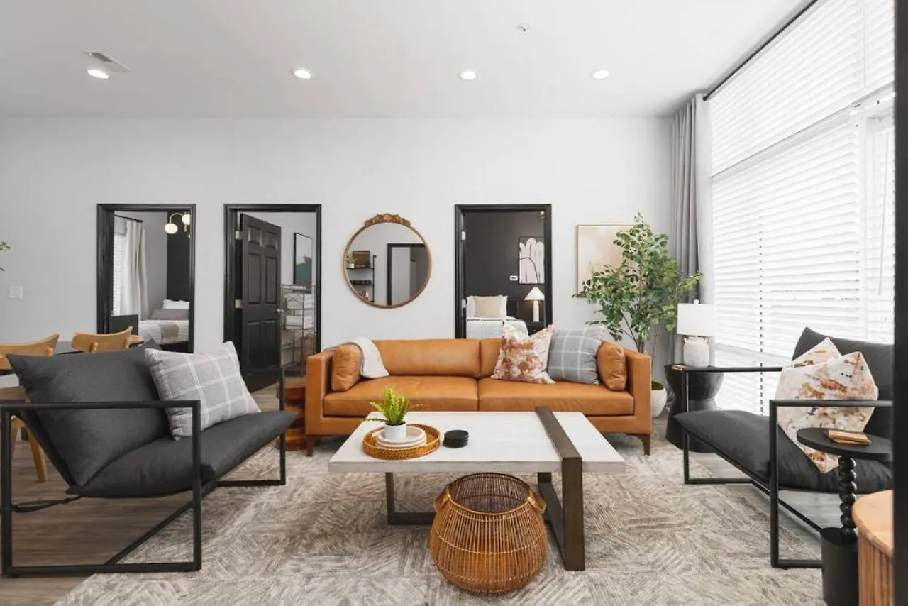 Modern Comfort 8 Beds, 4 Bedroom Walk To Restaurants, Bars, Coffee Nashville 0*,  United States